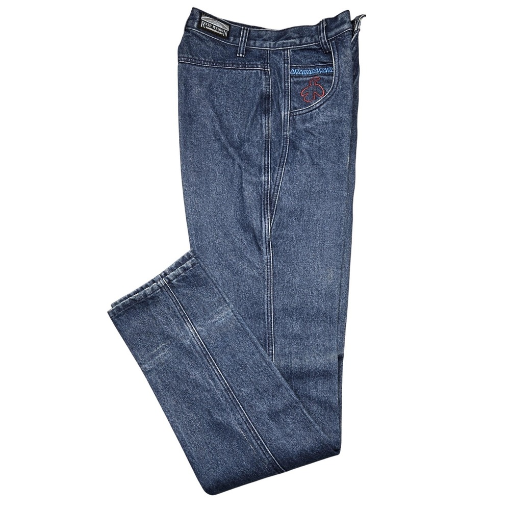 Vintage Rocky Mountain Clothing Co Jeans Womens‎ 26 Blue Straight High Rise 90s